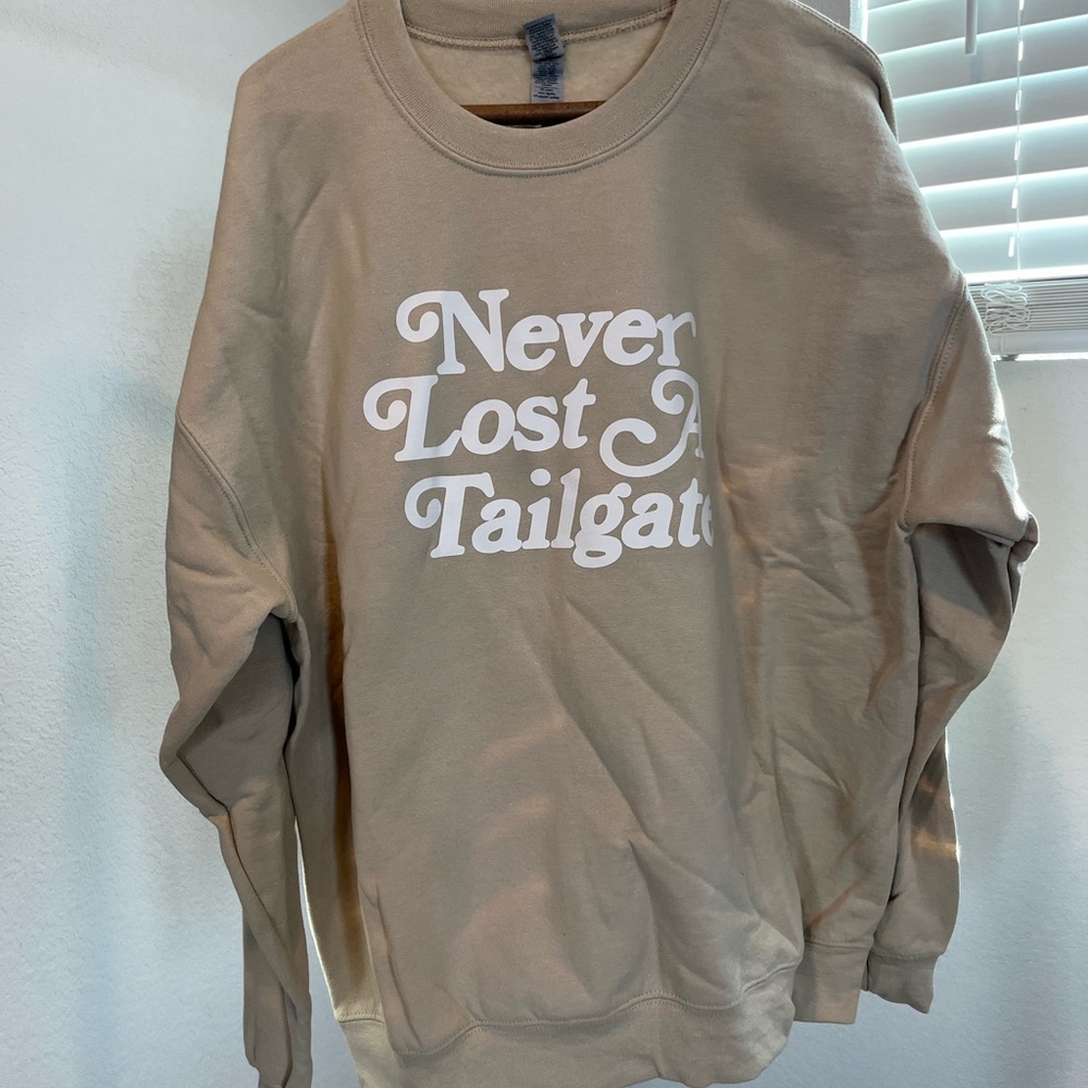 Men's Tan Crewneck Sweater